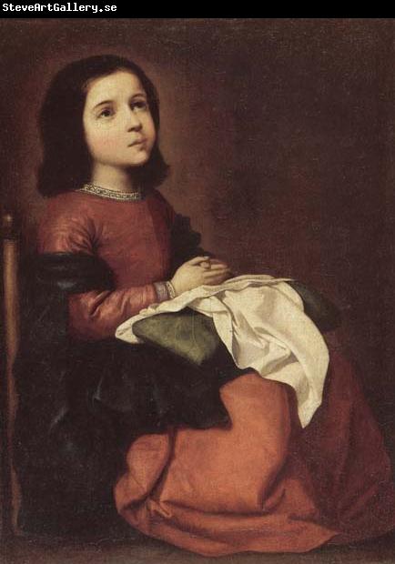 Francisco de Zurbaran The Girlhood of the Virgin